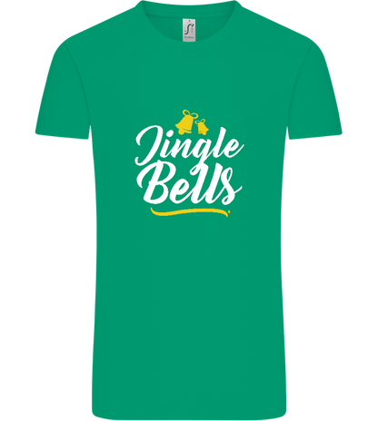 Christmas Jingle Bells Design - Comfort Unisex T-Shirt_SPRING GREEN_front