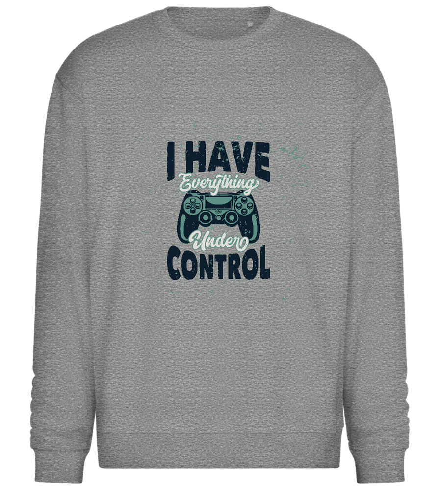 Everything Under Control Game Design - Comfort Essential Unisex Sweater_ORION GREY II_front