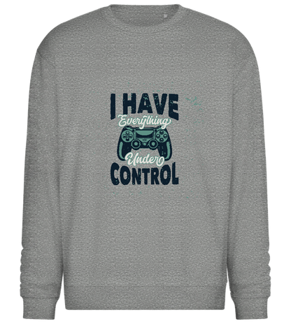 Everything Under Control Game Design - Comfort Essential Unisex Sweater_ORION GREY II_front