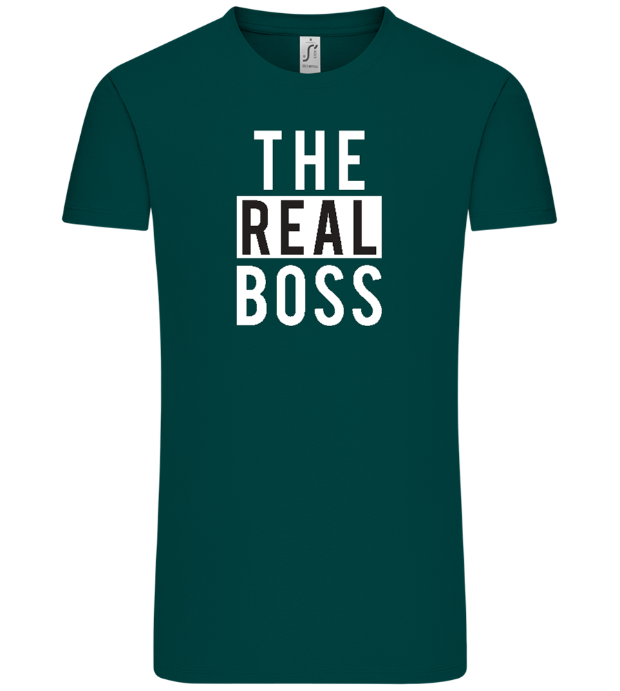 The Real Boss Design - Comfort Unisex T-Shirt_GREEN EMPIRE_front