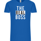 The Real Boss Design - Comfort Unisex T-Shirt_ROYAL_front