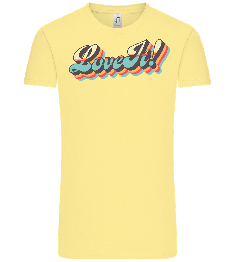 Love It Design - Comfort Unisex T-Shirt_AMARELO CLARO_front