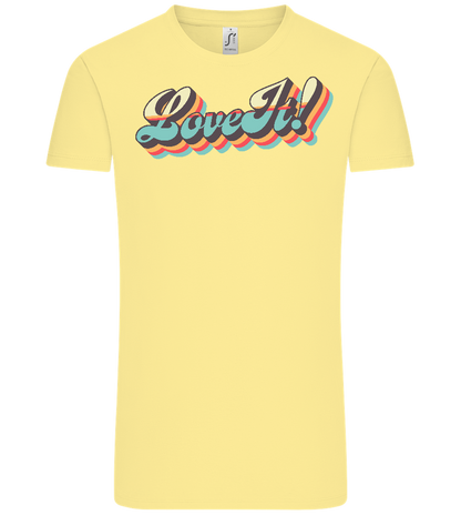 Love It Design - Comfort Unisex T-Shirt_AMARELO CLARO_front