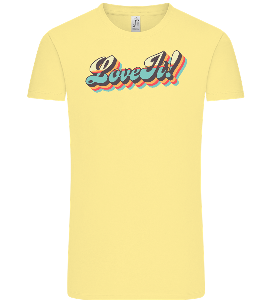 Love It Design - Comfort Unisex T-Shirt_AMARELO CLARO_front