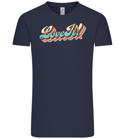 Love It Design - Comfort Unisex T-Shirt_FRENCH NAVY_front