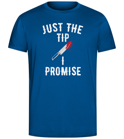 Promise Just The Tip Design - Comfort Unisex T-Shirt_ROYAL_front