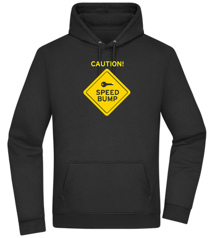 Speed Bump Design - Premium Essential Unisex Hoodie_BLACK_front