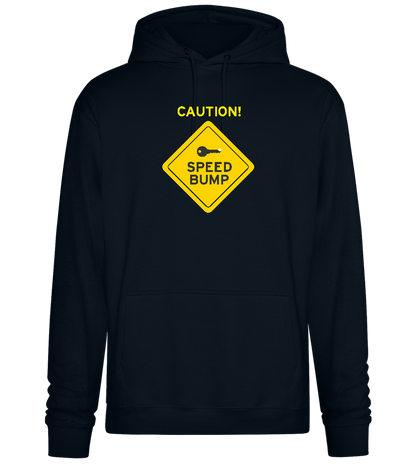 Speed Bump Design - Premium Essential Unisex Hoodie_BLACK_front