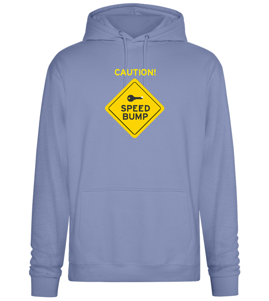 Speed Bump Design - Premium Essential Unisex Hoodie_BLUE_front