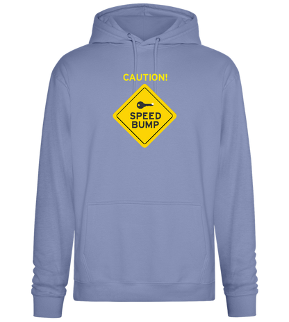 Speed Bump Design - Premium Essential Unisex Hoodie_BLUE_front