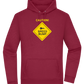 Speed Bump Design - Premium Essential Unisex Hoodie_BORDEAUX_front