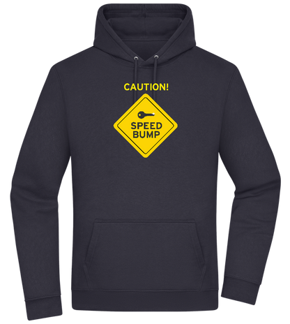 Speed Bump Design - Premium Essential Unisex Hoodie_FRENCH NAVY_front