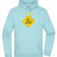 Speed Bump Design - Premium Essential Unisex Hoodie_POOL BLUE_front