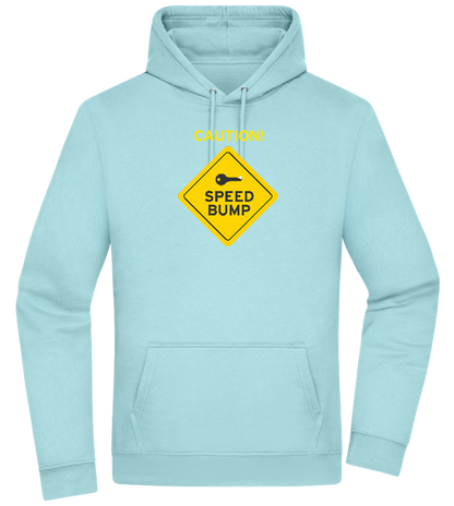 Speed Bump Design - Premium Essential Unisex Hoodie_POOL BLUE_front