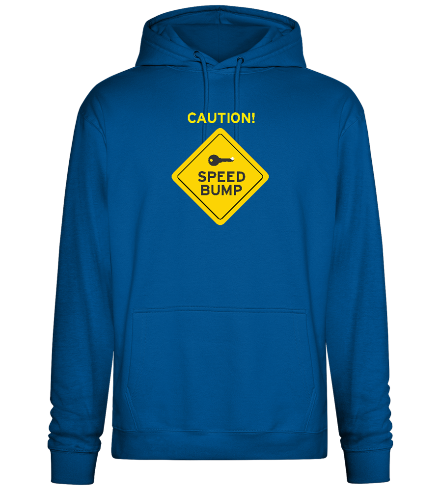 Speed Bump Design - Premium Essential Unisex Hoodie_ROYAL_front