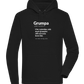 Grumpa Design - Premium unisex hoodie_BLACK_front