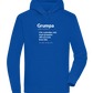 Grumpa Design - Premium unisex hoodie_ROYAL_front