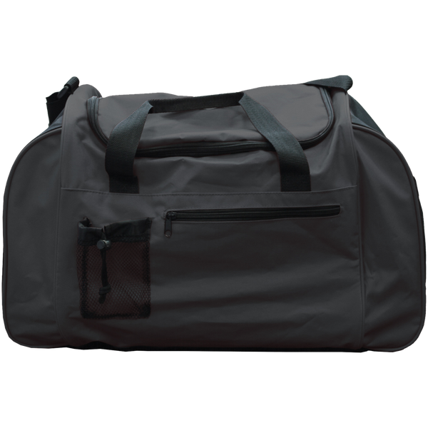 Sports bag with Front Pocket_BLACK_front