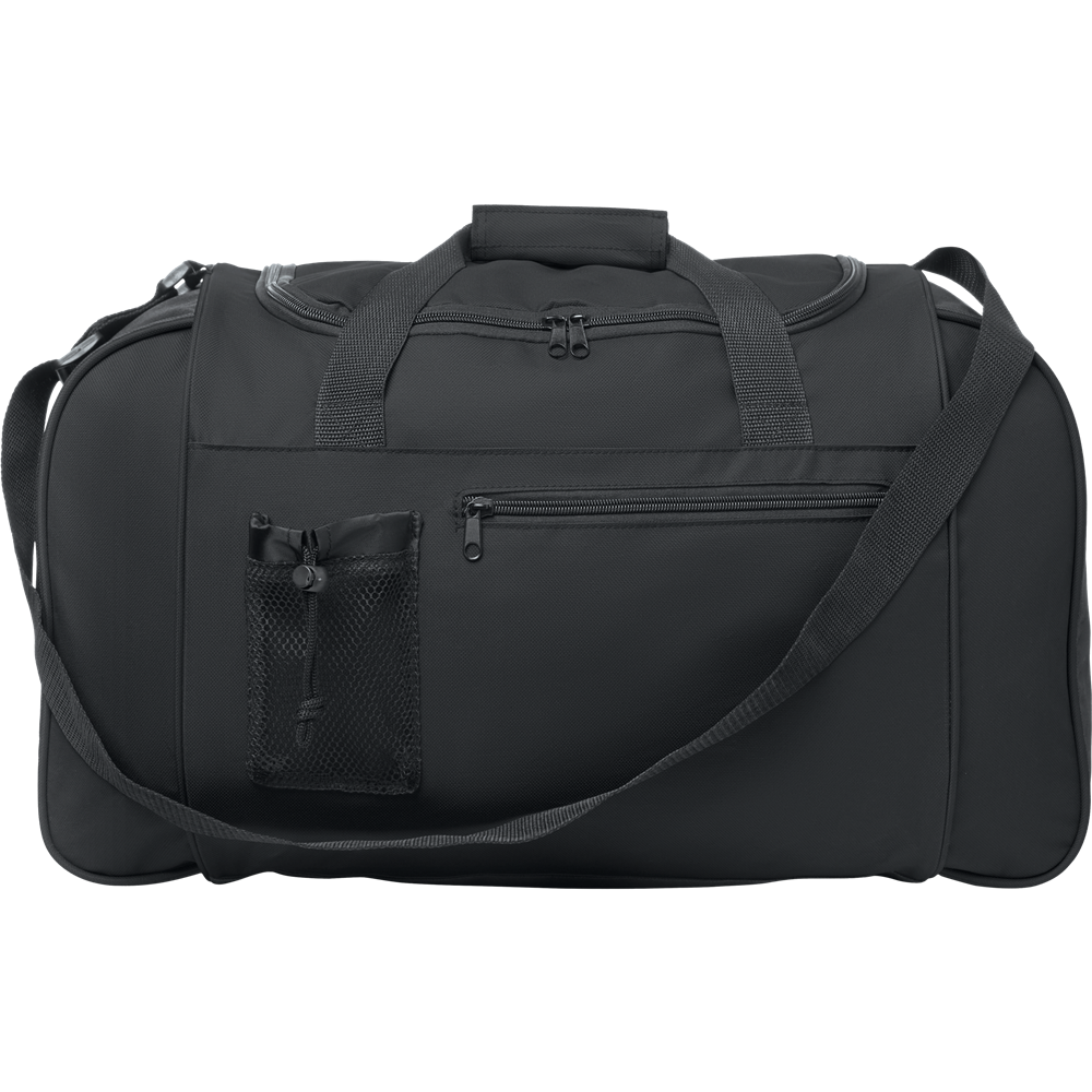 Sports bag with Front Pocket_BLACK_DETAILEDIMAGE_front_1