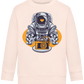 Spaceman Camera Design - Comfort Kids Sweater_LIGHT PEACH ROSE_front