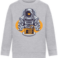 Spaceman Camera Design - Comfort Kids Sweater_ORION GREY II_front