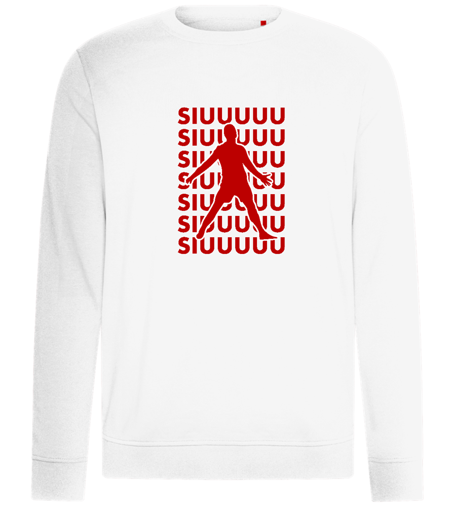 Soccer Celebration Design - Comfort unisex sweater_WHITE_front