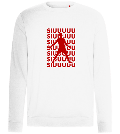 Soccer Celebration Design - Comfort unisex sweater_WHITE_front