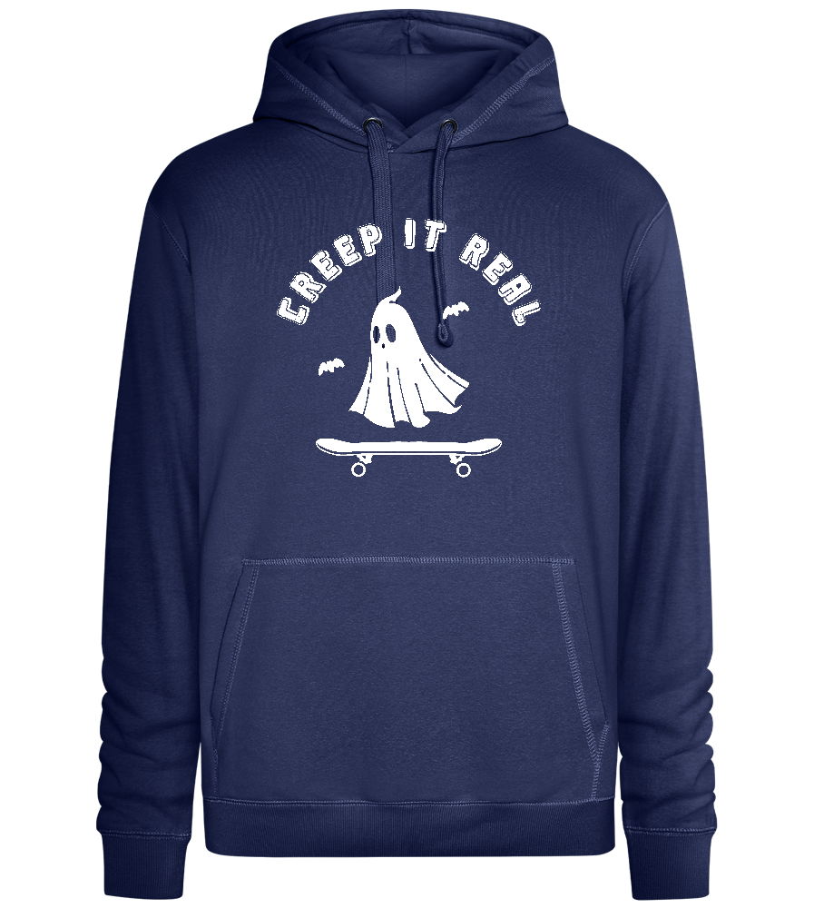 Creep It Real Halloween Design - Premium unisex hoodie_DENIM CHINA_front