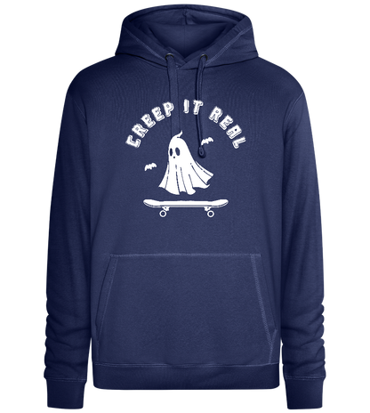 Creep It Real Halloween Design - Premium unisex hoodie_DENIM CHINA_front