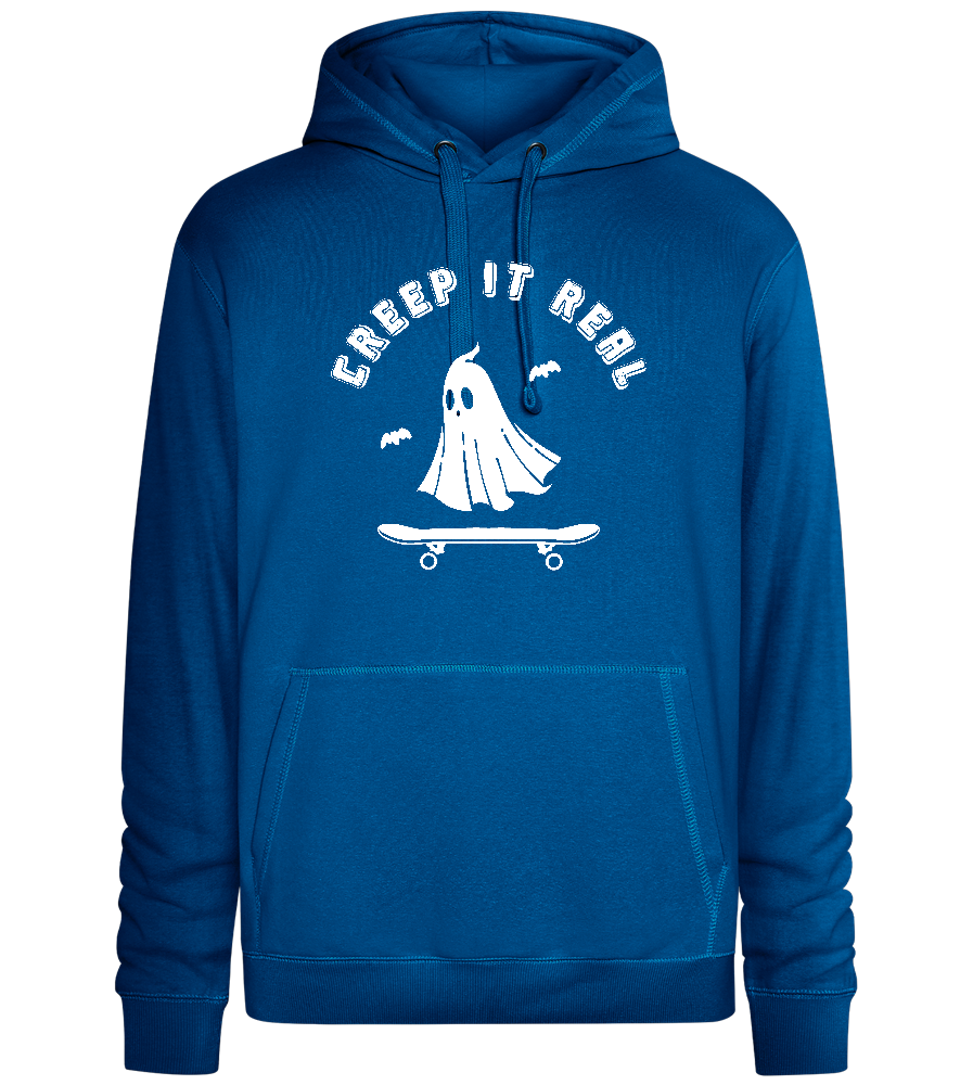 Creep It Real Halloween Design - Premium unisex hoodie_ROYAL_front