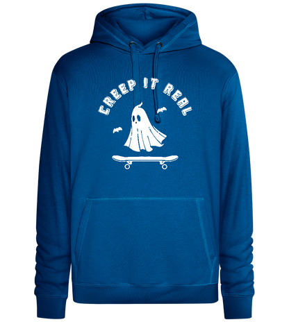 Creep It Real Halloween Design - Premium unisex hoodie_ROYAL_front