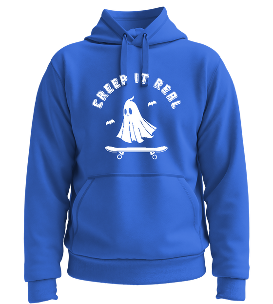 Creep It Real Halloween Design - Premium unisex hoodie_ROYAL_front