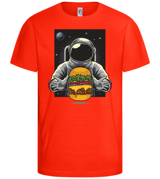 Astroburger Design - Comfort kids fitted t-shirt_RED_front