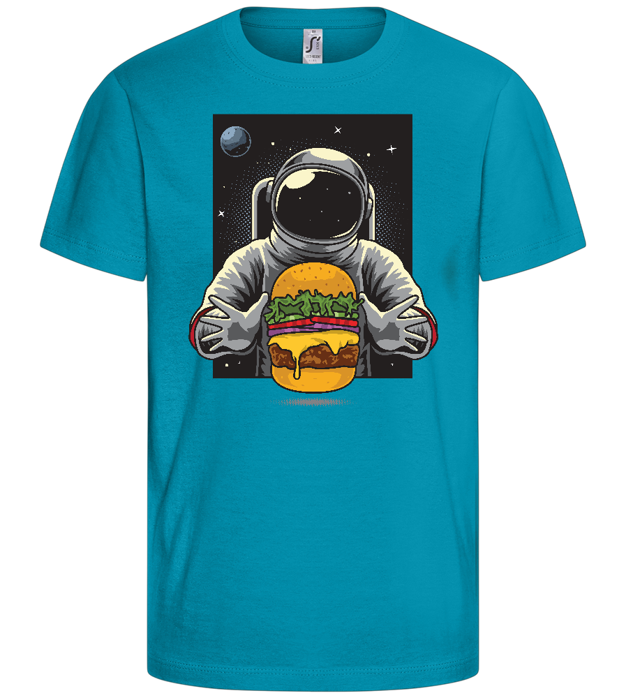 Astroburger Design - Comfort kids fitted t-shirt_TURQUOISE_front