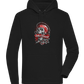 Ink And Blood Skull Design - Premium unisex hoodie_BLACK_front