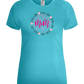 I Love You Mom Design - Comfort women's t-shirt_HAWAIIAN OCEAN_front