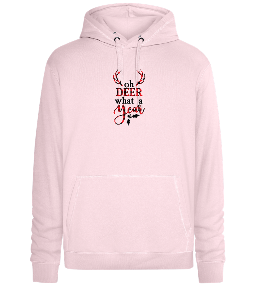 What A Year Design - Premium unisex hoodie_LIGHT PEACH ROSE_front