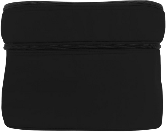 Cooler Bag with 2 Compartments_BLACK_front