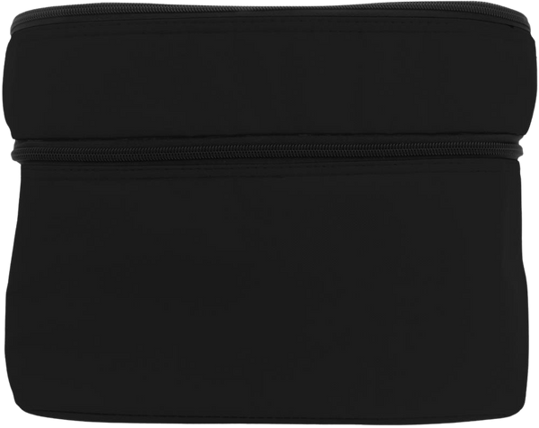 Cooler Bag with 2 Compartments_BLACK_front