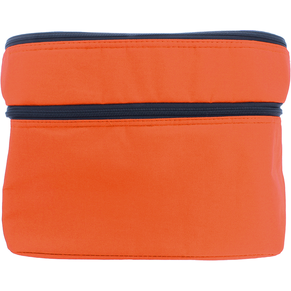 Cooler Bag with 2 Compartments_ORANGE_front