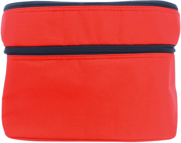 Cooler Bag with 2 Compartments_RED_front
