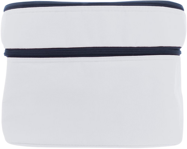 Cooler Bag with 2 Compartments_WHITE_front