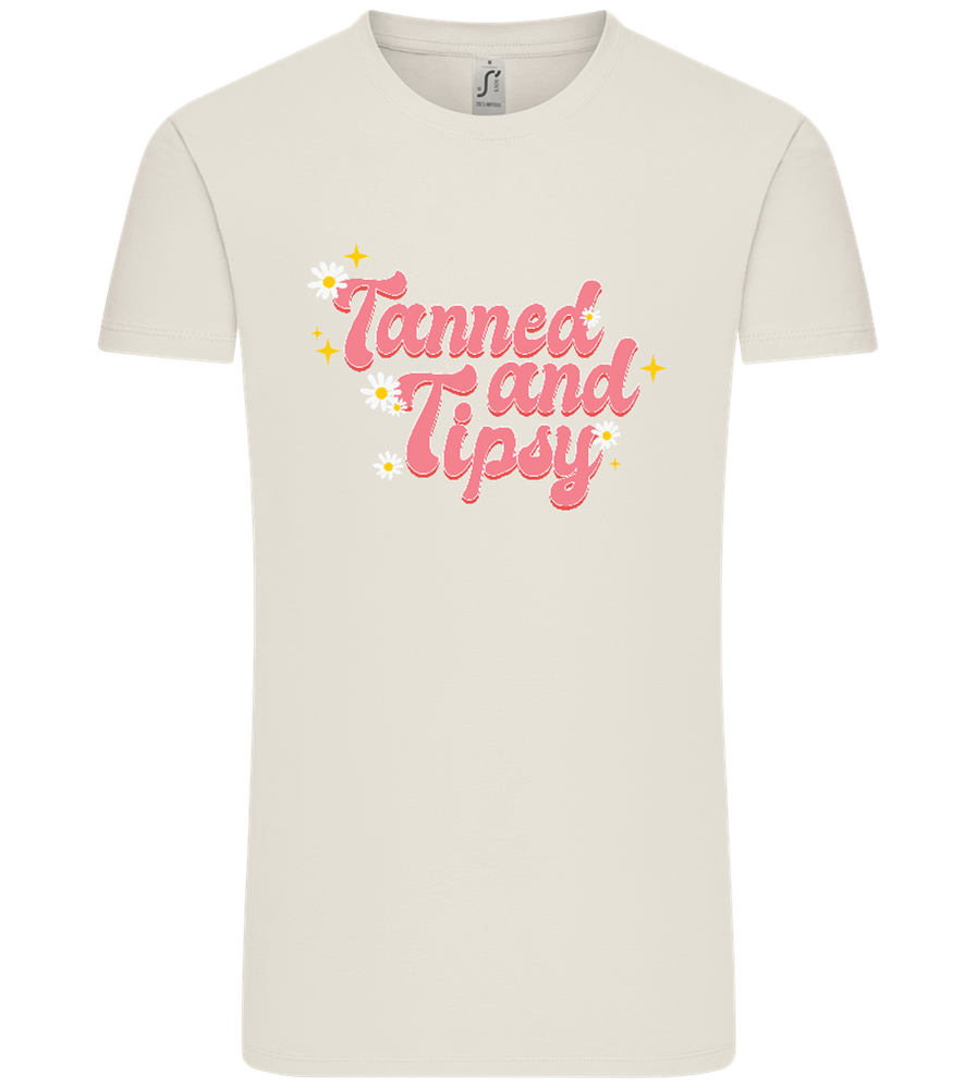 Tanned and Tipsy Design - Comfort Unisex T-Shirt_ECRU_front