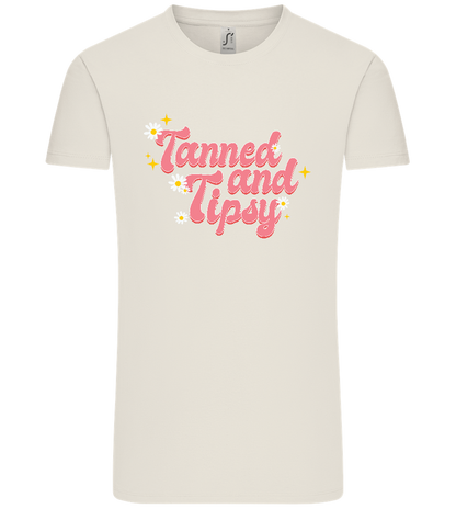 Tanned and Tipsy Design - Comfort Unisex T-Shirt_ECRU_front