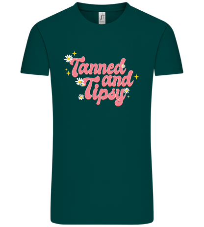 Tanned and Tipsy Design - Comfort Unisex T-Shirt_GREEN EMPIRE_front