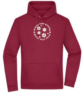 Keep Growing Design - Premium Essential Unisex Hoodie