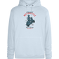 Stay Alive Motorcycle Design - Premium unisex hoodie_CREAMY BLUE_front