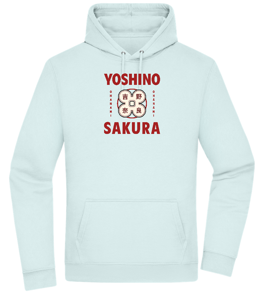 Yoshino Sakura Design - Premium Essential Unisex Hoodie_ARCTIC BLUE_front