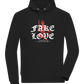 Fake Love Design - Comfort unisex hoodie_BLACK_front