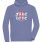 Fake Love Design - Comfort unisex hoodie_BLUE_front